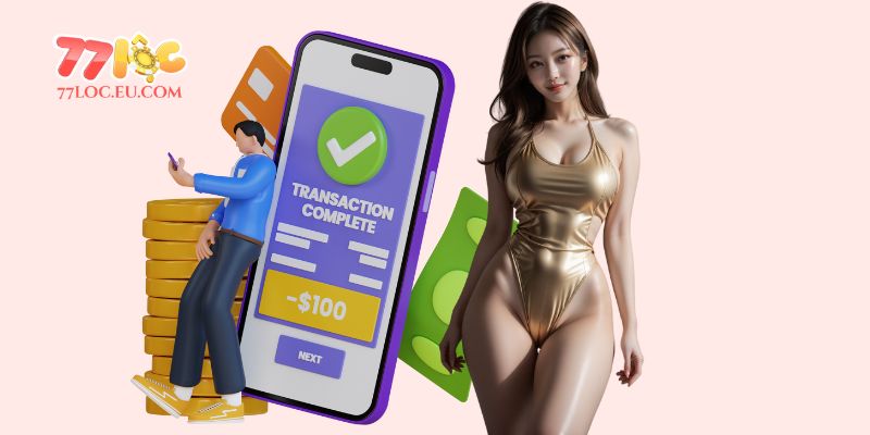 Hướng dẫn cách rút tiền 77LOC đơn giản