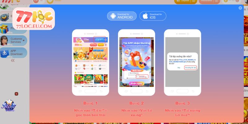 Lý do nên tải app 77LOC